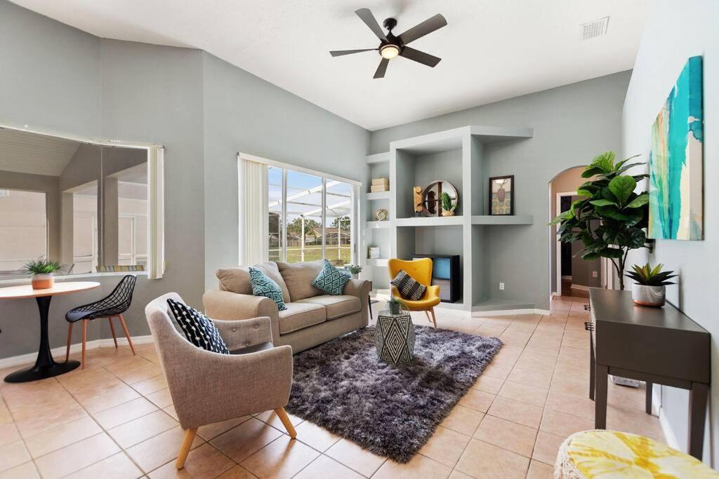 Spacious Disney Themed 5Bed Villa! Private Heated Enclosed Pool/Spa/Bbq! Davenport Exterior foto